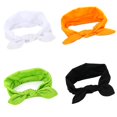 thumbnail image 4 of Accessories Hair Band With Bows Turban Headwraps Women Ear Rabbit Headband V1F1, 4 of 6