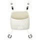 thumbnail image 2 of Organizador de asiento trasero para coche, grande, con portavasos, multifuncional, de cuero, para colgar en el asiento trasero y guardar cosas (beige, 1 unidad)., 2 of 6