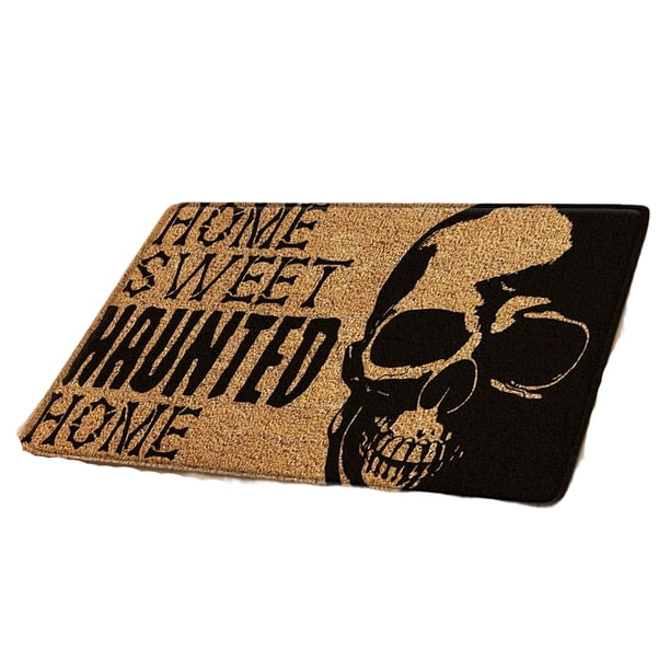 Kearding Alfombras con letras de dibujos animados, alfombra protectora para sala de estar de Halloween, no tóxica, lavable, decoración de casa, Kits de decoración para fiestas No.23 Kearding HA045781-23