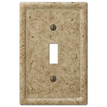 Amerrelle 8351TNC 1 Tumbled Stone Switch Plate