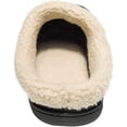 thumbnail image 2 of Yazi  Men's Warm Memory Foam Suede Plush Shearling Lined Slip on Indoor Outdoor Clog House Slippers, 2 of 14