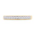 thumbnail image 2 of 1/5 CT Round Cut Natural White Diamond Accent Half Eternity Band Ring For Women In 14K Solid Yellow Gold (Color: I-J, Clarity: I2-I3, 0.20 Cttw) -7, 2 of 8