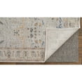 thumbnail image 4 of Feizy Pasha Transitional Ikat, Ivory/Blue/Taupe, 6'7" x 9'6" Area Rug Stain Resistant Pet & Kid Friendly Bohemian & Eclectic Distressed Floor Rug for Living room Bedroom, 4 of 9