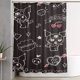 thumbnail image 1 of Cortina de ducha Kuromi con diseño de dibujos animados, cortinas de ducha para baño con 12 ganchos, impermeable, lavable, poliéster, juego de decoración para el baño, 60 x 72 pulgadas, hierro, 1 of 8