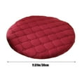 thumbnail image 4 of Cushionss for Chairs Outside 30x30 Round Plushs Cushions Tatami Chair Cushions Fart Cushions Floor Round Stool Dining Table Dining Chair Round Cushions Seat Cushions Winter Red, 4 of 7