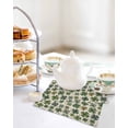thumbnail image 4 of St Patrick's Day Kitchen Dish Towels for Drying Dishes Set of 3, Spring Green Shamrock Vintage Rustic Beige Waffle Weave Microfiber Hand Tea Bathroom Towels Quick Dry & Absorbent Towel 12x12, 4 of 7