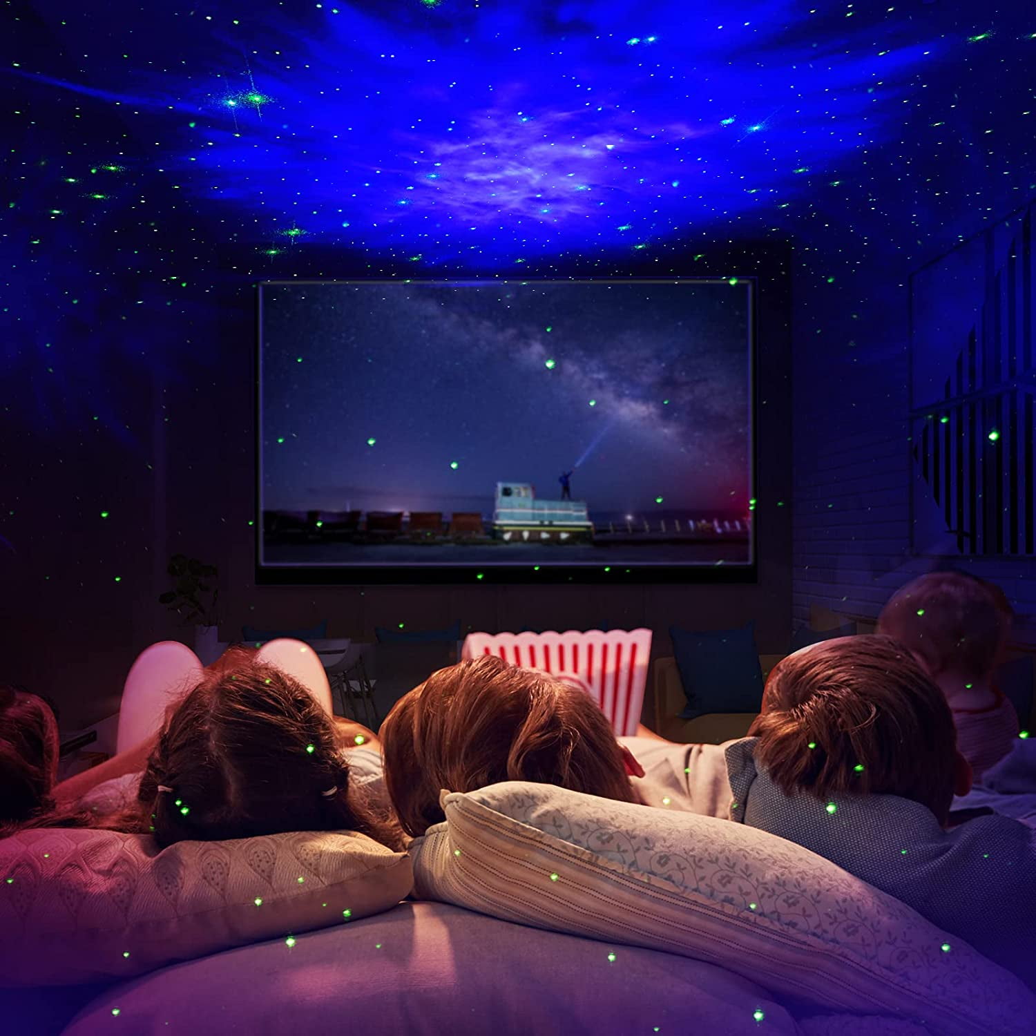 100PCS SIMAGENMAI Star Projector Galaxy Night Light - Astronaut Space Buddy  Projector, Starry Nebula Ceiling LED Lamp with Timer and Remote,Gifts for  Christmas, Birthdays, Valentine's Day etc. 