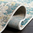 thumbnail image 6 of SAFAVIEH Madison Nita Vintage Floral Runner Rug, Teal/Gold, 2'2" x 10', 6 of 8