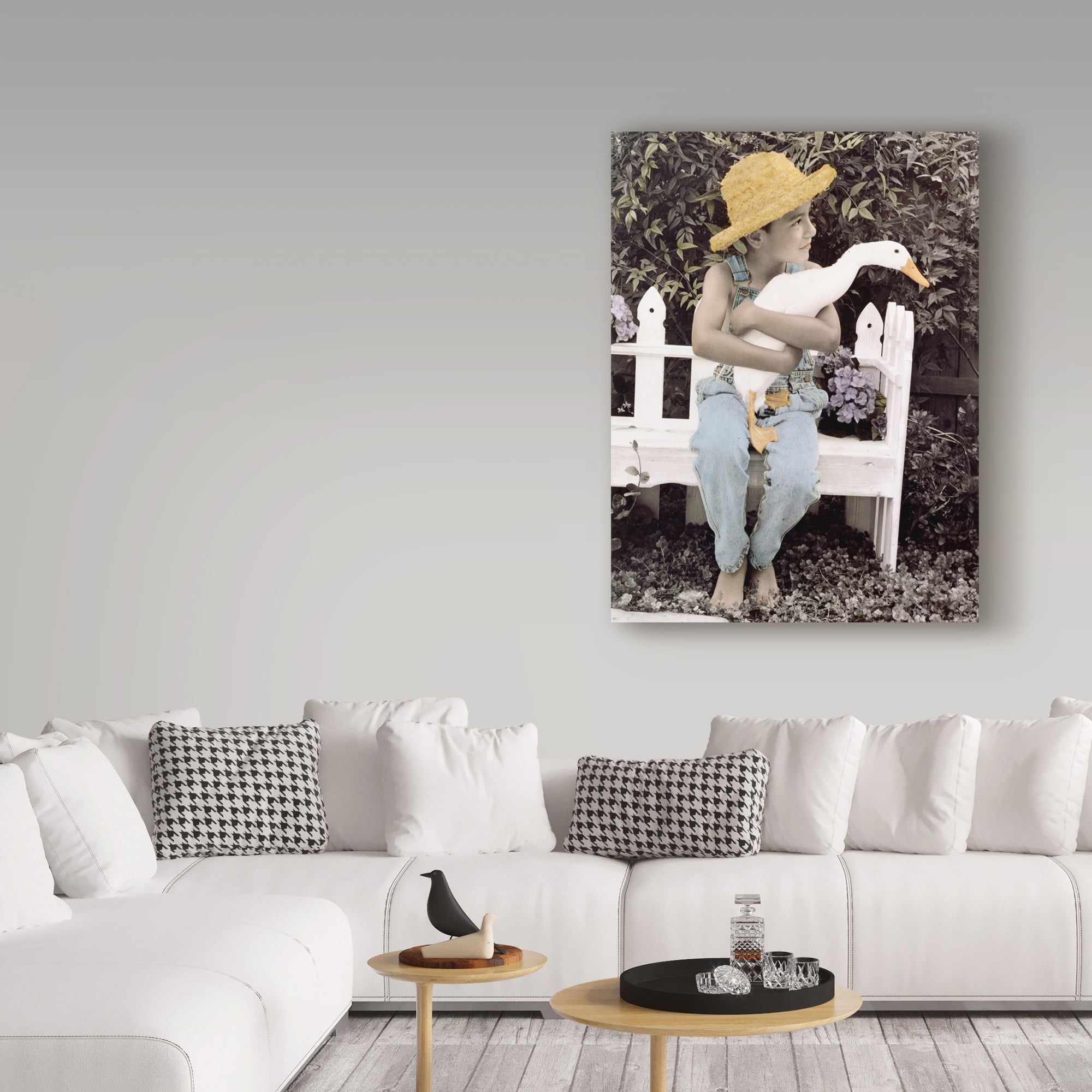 Trademark Fine Art 'Just Ducky' Canvas Art by Sharon Forbes