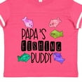 thumbnail image 4 of Inktastic Papa's Fishing Buddy with Colorful Fish Boys or Girls Toddler T-Shirt, 4 of 5