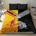 thumbnail image 4 of Nueva Zelanda y Papúa Nueva Guinea Rugby Ropa de cama personalizada Set Maori Kiwi Con Pájaro, 4 of 6