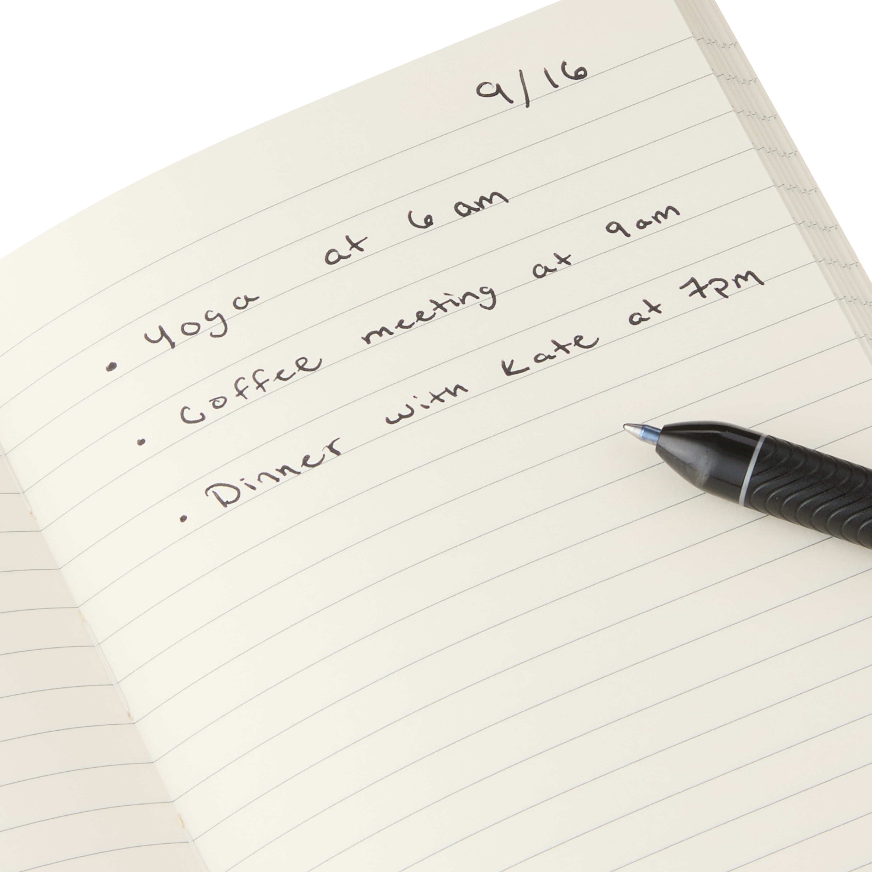 Pen+Gear Poly Notebooks, Black & White, 5.75 in x 4.2 in, 80 Ruled Pages Each, 2 Count