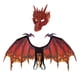 thumbnail image 4 of Disfraz de dragón Yinane Rojo Disfraz de juego de simulación, 4 of 8