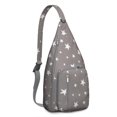 thumbnail image 1 of Color Splash Sling Backpack - Vibrant Paint-Inspired Pattern Crossbody Bag, Fashionable Anti-Theft Design, 1 of 4
