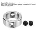 thumbnail image 5 of Uxcell 6 Pack Set Screw Collars 10mm Bore Stainless Steel Shaft Collars 15mm OD 6mm Width, 5 of 5