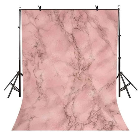 Abphoto Polyester 5x7ft Light Pink Backdrop Light Pink Marble