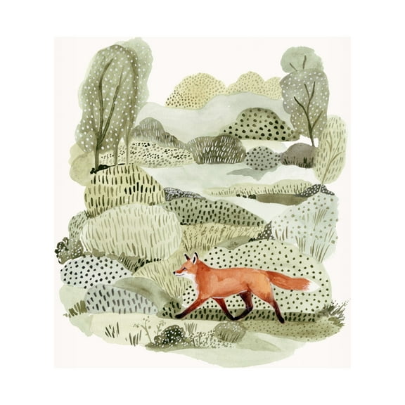 Victoria Borges 'Fox Glen II' Canvas Art