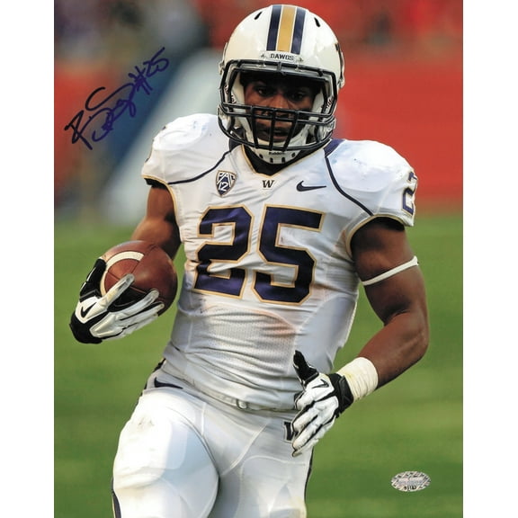 Bishop Sankey Autographed 8x10 Photo University of Washington Huskies MCS Holo #63183