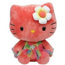 Ty Beanie Babies Hello Kitty Rose Plush (Rainbow Tutu) Regular