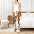 thumbnail image 4 of Balery Cowboy Riding Horse Pantalones de pijama para mujer, pijamas ultraligeros, pantalones de estar por casa-Large, 4 of 6