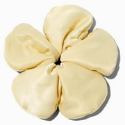 Claire's Giant Ivory Flower Scrunchie