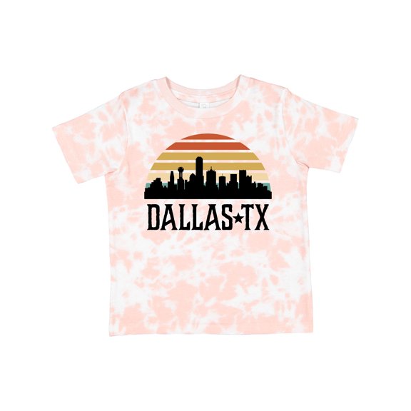 Inktastic Dallas Texas Skyline Vintage Boys or Girls Toddler T-Shirt
