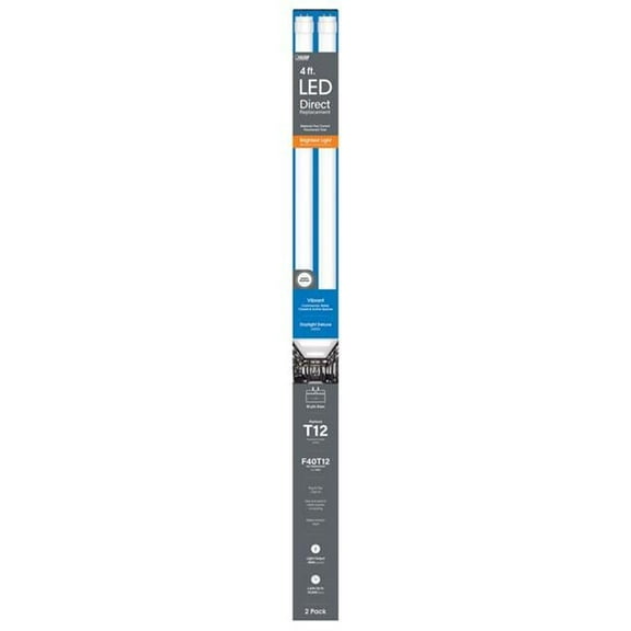 Feit Electric 3011441 48 in. 40W G13 T12 Daylight Deluxe Linear LED Linear Lamp - Pack of 10