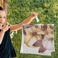 thumbnail image 5 of Dreamtimes Fall Animals Pumpkin Dish Towels Kitchen Towel 2 PCS, Autumn Floral Hand Towels Ultra Soft and Highly Absorbent,Decorative Fingertip Face Towel for Bathroom Hotel, 28.3"x14.4", 5 of 5