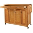 thumbnail image 3 of Pemberly Row Kitchen Cart in Oiled Finish, 3 of 6