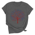 thumbnail image 2 of Independence Day POROPL T Shirts for Women,Cotton Womens Graphic T Shirts Crewneck Short Sleeve Tops, 2 of 7