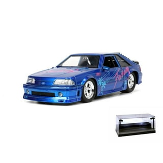 JADA TOYS JADA31379 FORD MUSTANG GT I LOVE THE 80s CANDY BLUE 1:24