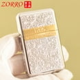 thumbnail image 5 of Bbsisgo Kerosene lighters, Candle lighters, Gift lighters for men and women(Without fuel),原铜光板, 5 of 16