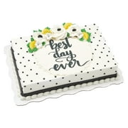 Easy, Breezy Bride Sheet Cake