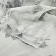 thumbnail image 5 of Madison Park Simone Printed Floral Twist Tab Top Voile Sheer Curtain in White, 50"x84", 5 of 8