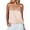 Champagne, variant on Women's Silk Satin Camisole Tank Tops V Neck Sleeveless Spaghetti Straps Blouse Casual Racerback Shirt