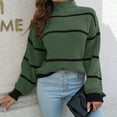 thumbnail image 6 of LYXSSBYX Women Fall Sweaters Dress for Women 2022 Hot Sale Clearance Women's Casual Sexy Fashion Solid Color Long Sleeve Turtleneck Ruched Pullover Blouse Tops, 6 of 6