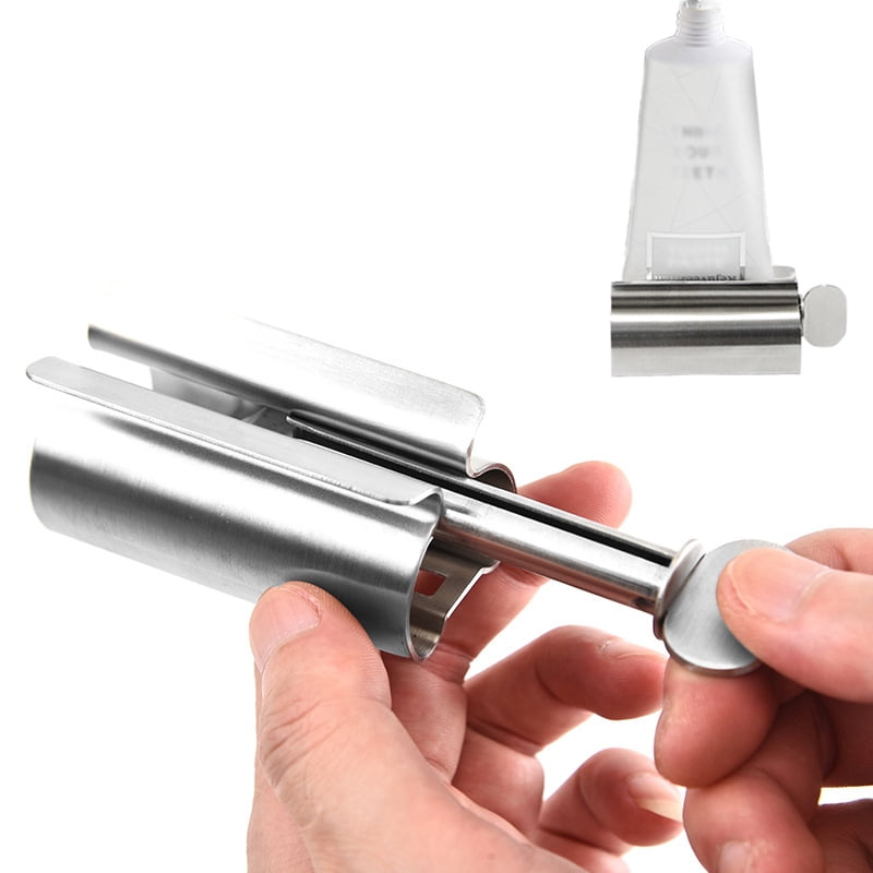 2PCS Roller Tube Toothpaste Squeezer Keys Stainless Steel Dispenser Salon Tool 