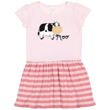 

Inktastic Moo Says the Cow Gift Toddler Girl Dress