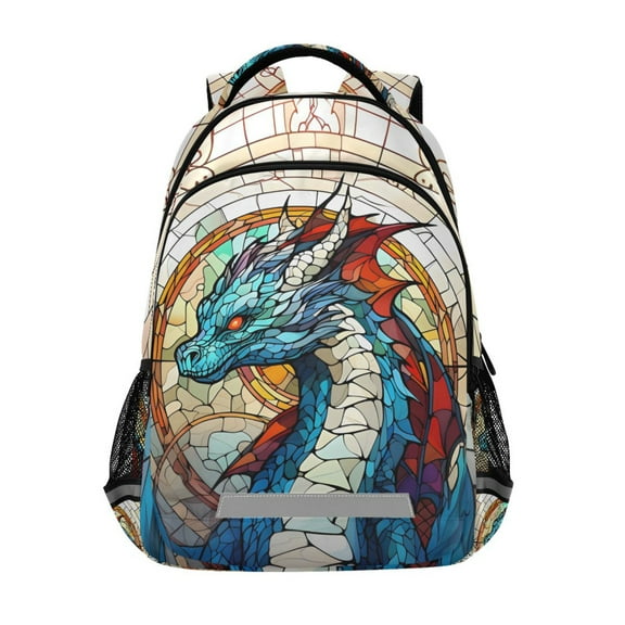 ALAZA Dragon Bohomia Backpack Elementary School Bag Bookbag Travel Rucksack