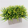 thumbnail image 3 of opvise Artificial Flower 5 Branches Everlasting Plastic Eco-friendly Waterproof Simulation Babysbreath for Home Yellow, 3 of 8