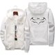 thumbnail image 4 of Chaqueta a prueba de viento con cremallera y estampado de murciélago para hombre y mujer, sudaderas con capucha, ropa de protección solar, abrigo deportivo informal de manga larga con capucha, Top fin, 4 of 5