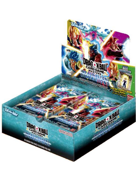 Collectible Dragon Ball Super Masters Set #4 Impact Beyond Dimensions Booster Box [24 Packs]