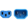 thumbnail image 3 of Tripp Lite 2ft Heavy-Duty Computer Power Cord (IEC-320-C14 to IEC-320-C15), Blue, 3 of 5