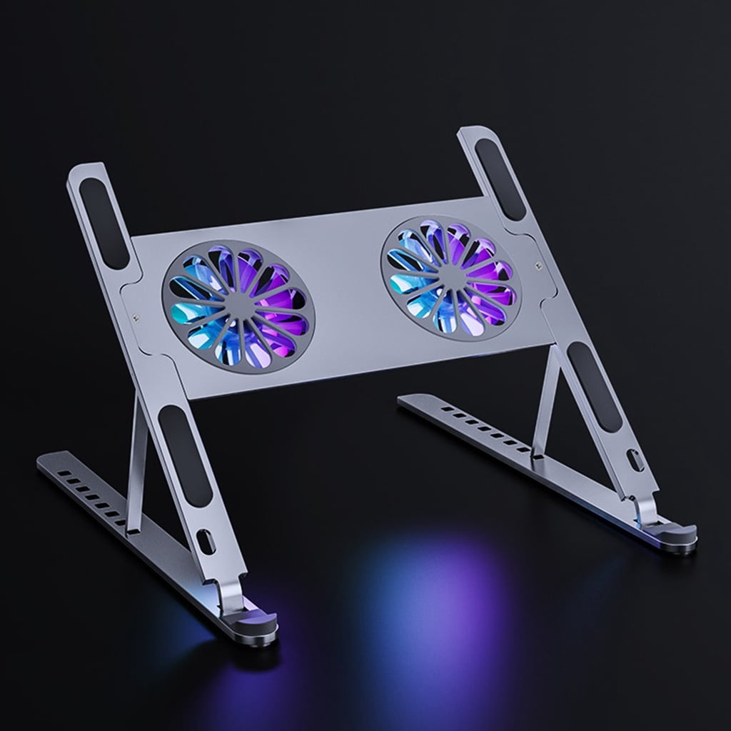 Boneruy Laptop Stand Riser with Cooling Fans Holder Foldable Bracket