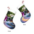 thumbnail image 6 of Cauagu Colorful Tire Tunnel Park for Christmas Stockings,1-Pack Large Xmas Stocking Holiday and Farmhouse Stocking Fit for Christmas Holiday Party Decoration(17.7*11 Inch), 6 of 7