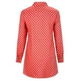 thumbnail image 4 of TAIAOJING Women's Long Sleeve Casual Tops Vintage Polka Dots Collar Top Casual Cute Shirts, 4 of 8