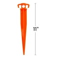 thumbnail image 4 of ASR Outdoor 6pk Orange Heavy Duty ABS Plastic Tent Stakes Camping Essentials 11 Inch, 4 of 8