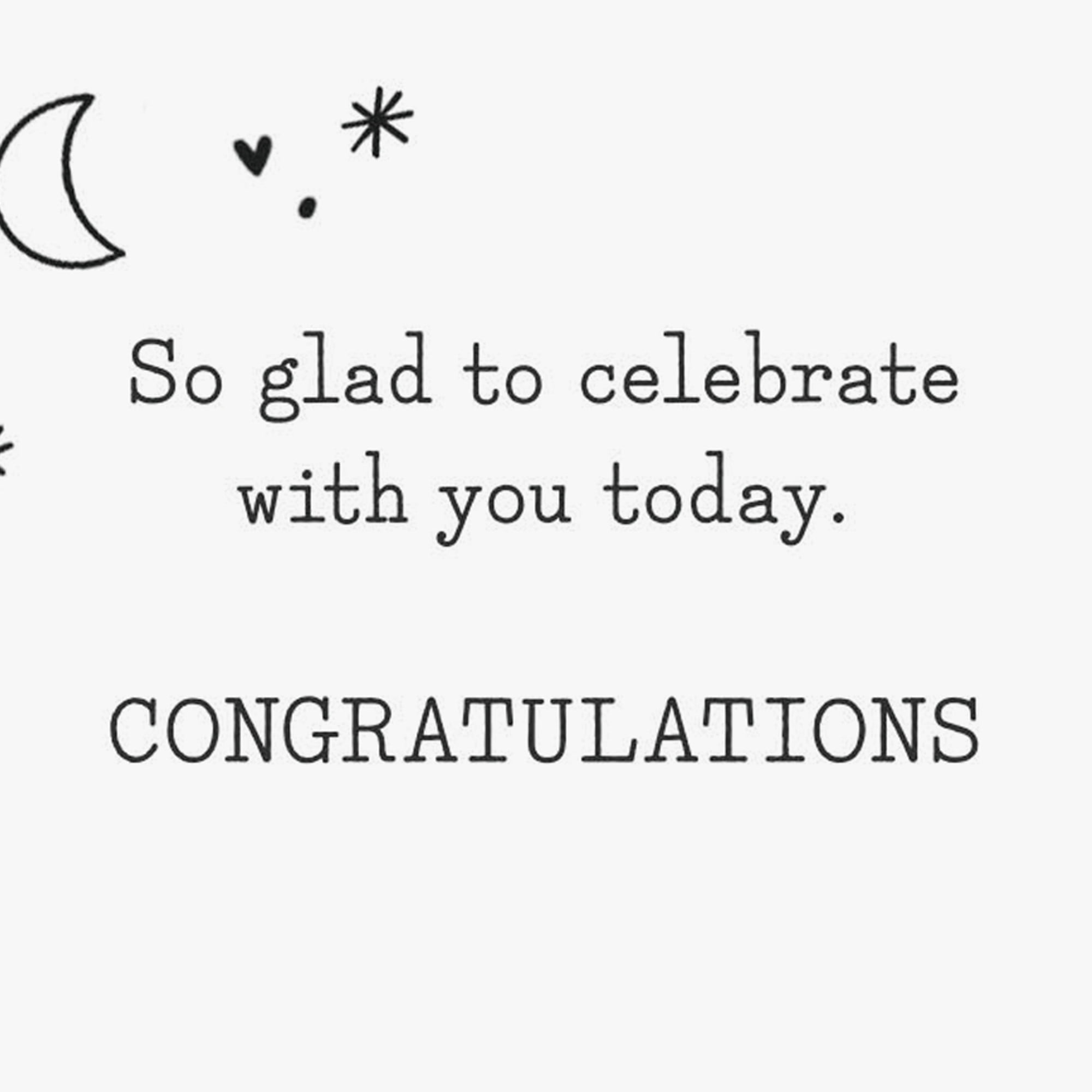 Hallmark Baby Shower Card (Glad to Celebrate With You)