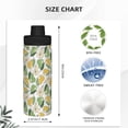 thumbnail image 3 of Fotbe Fruit Pears Pattern 18 Oz Sports Insulated Kettle Vacuum Cup Stainless Steel Travel Mug Cup Thermal Flask,Insulated Kettle for Cycling Gym Basketball Outdoor, 3 of 7