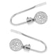 thumbnail image 1 of 2 ganchos decorativos para sujetar cortinas de estilo nórdico ahuecados Plata, 1 of 9